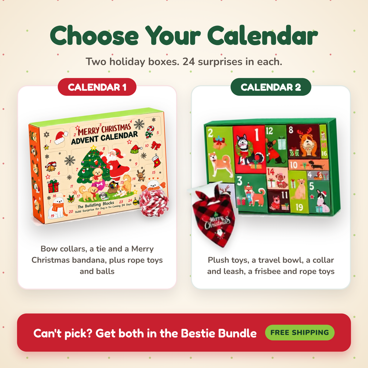 Christmas Pet Surprise Blind Box Toys